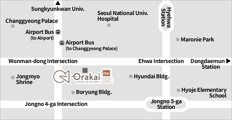 Orakai Daehakro Hotel - OHMC Co., Ltd.
